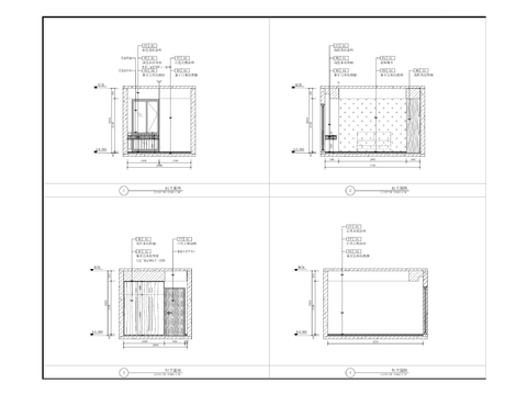  長租公寓項目CAD施工圖 