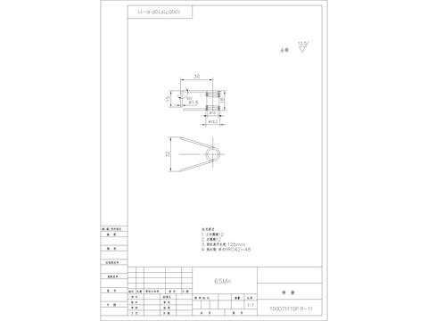  金属弹簧详图节点大样 