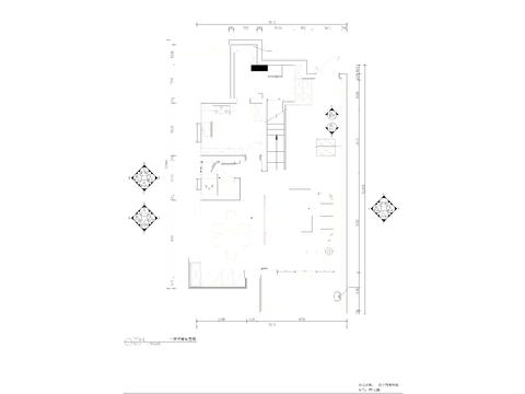  三层复式别墅cad施工图 