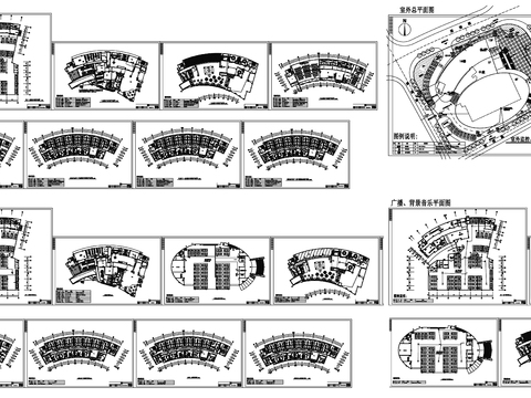  弱电智能化工程图系统图设计cad图库 