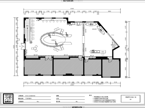  圖書館CAD施工圖 