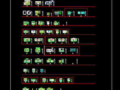  精品100余个酒柜酒窖CAD图纸 