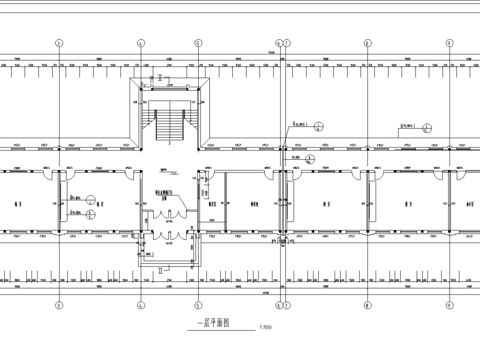  教学楼建筑cad施工图 