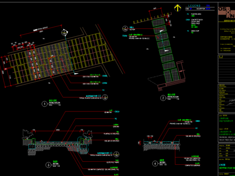  上海金地浦东三林景观CAD施工图 