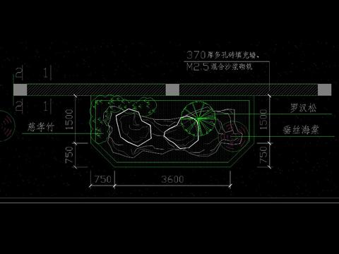  中式 照壁CAD施工图 