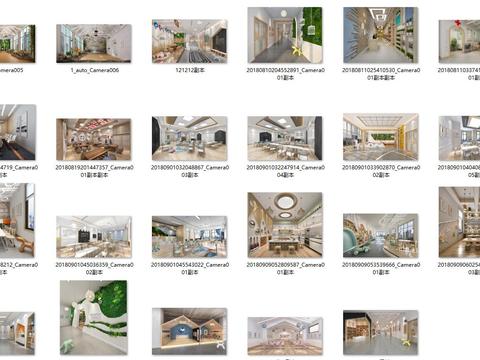  幼儿园室外设计cad施工图 