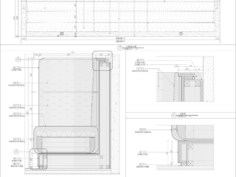  卡座节点大样图 