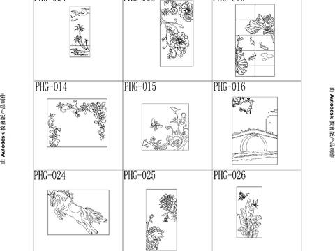  背景墙拼花 背景墙画 