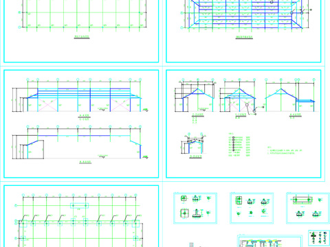  公廁建筑cad施工圖 