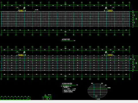  钢框架夹层cad大样图 