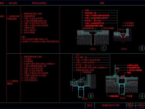  工装深化cad大样图 