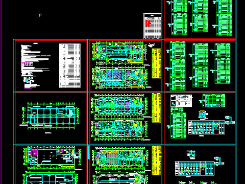  宾馆电气CAD施工图 