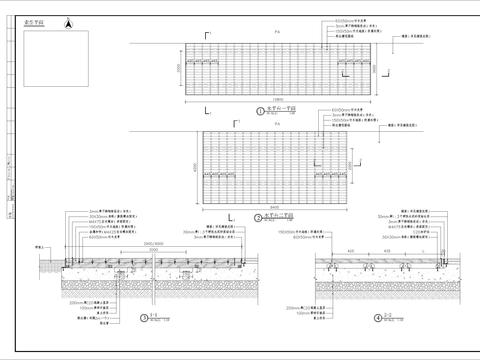  木平台细部节点大样 