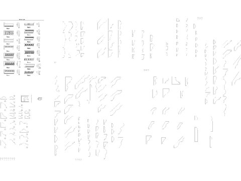  常用角线cad图库 