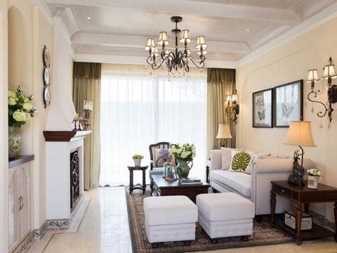  美式样板间施工图 