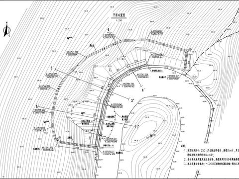  公路cad施工圖 