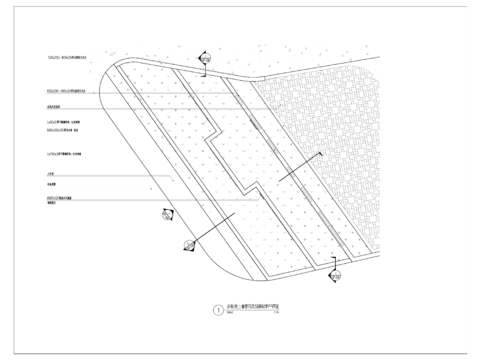  多级挡土墙节点大样 