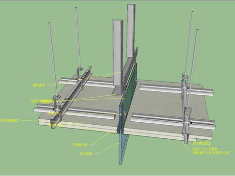  顶面节点图cad节点图 