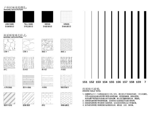  国外施工图模板工具cad图库 