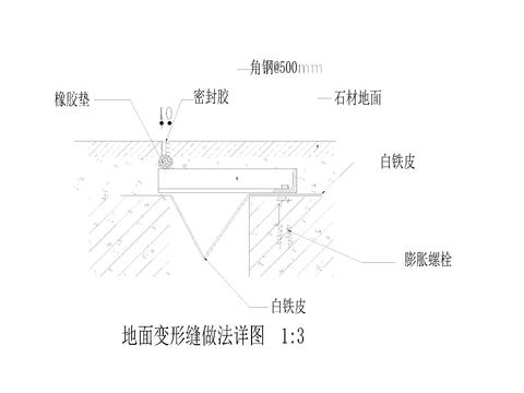  73套隔墙类节点 木龙骨 石材 变形缝等cad大样图 