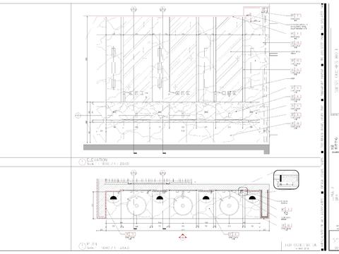  SPA洗手台节点大样图 