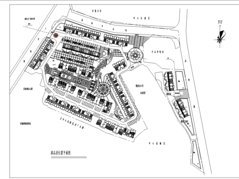  住宅小区cad平面图 