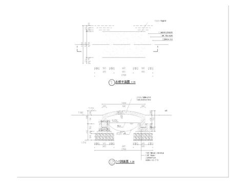  石桥详图cad大样图 