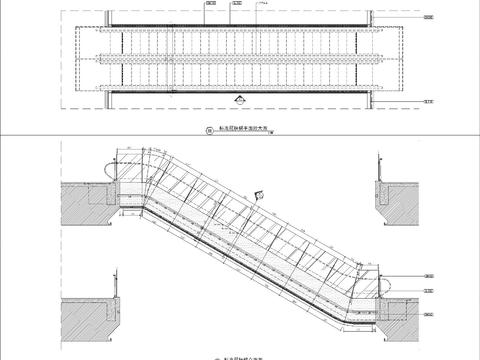  自动扶梯cad大样图 