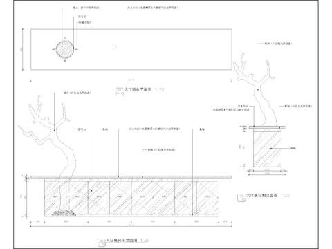  店铺节点cad施工图 
