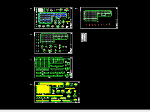  主车间cad结构图 