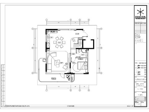  样板间CAD平面图 