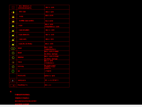  插座图例cad图库 
