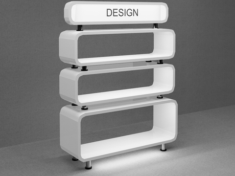  三款服装货架节点大样图 