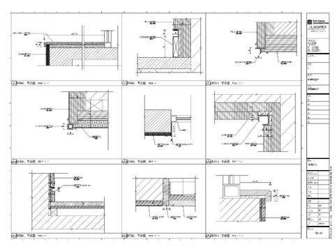  三居上叠叠墅样板间图纸CAD图纸 
