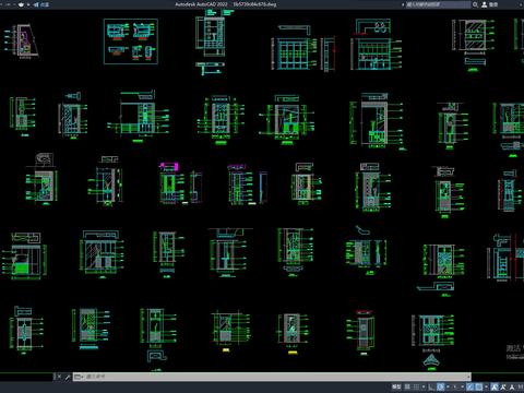  立面鞋柜 鞋柜cad图库 