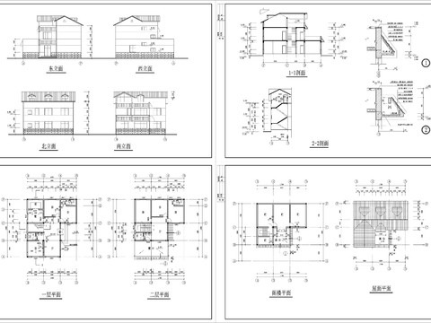  23美丽乡村CAD建筑图cad平面图 