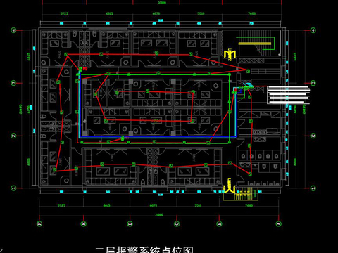  KTV消防系统cad施工图 