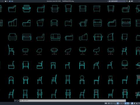 休闲椅 椅子 餐椅 休闲椅cad图库 