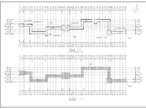  古建长廊建筑cad大样图 