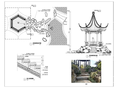  夜来风雨亭节点大样 