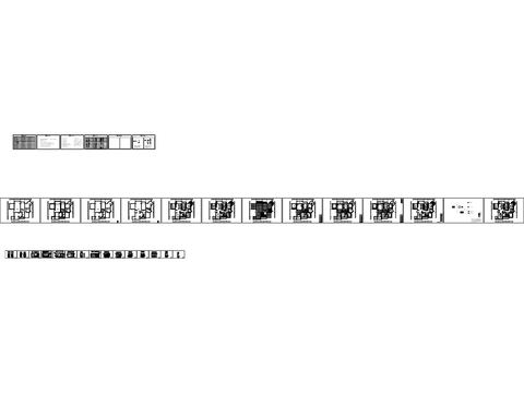  美式家装cad施工图 