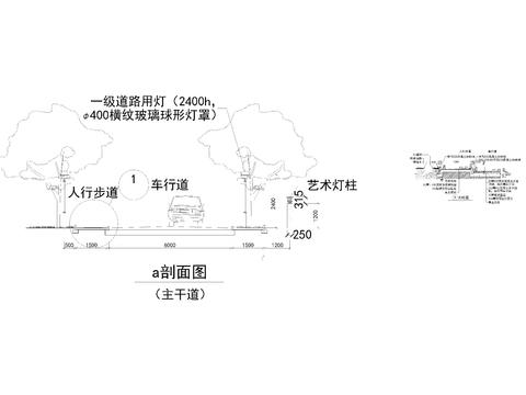  园林景观绿化 公园景观cad施工图 