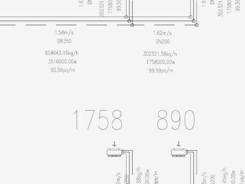  大型场所水冷机CAD施工图 