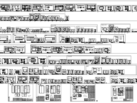  10KV开关柜cad图库 