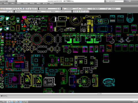  室内平面CAD图库 