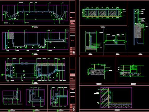  多功能厅CAD图纸 