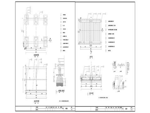  7景觀橋cad施工圖 