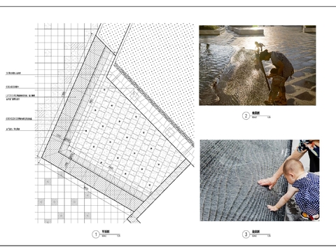  波浪戏水台节点大样 