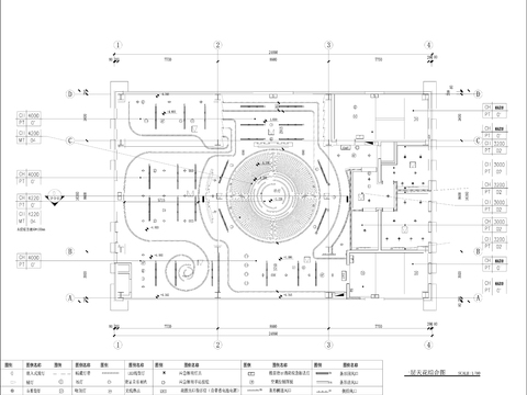  家装样板间cad平面图 