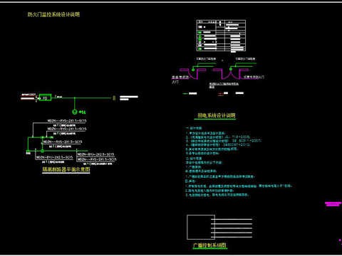  体验中心电气cad施工图 